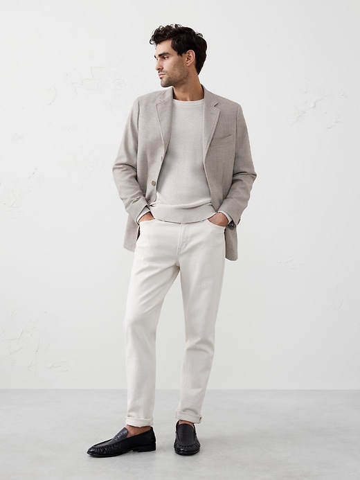 Tailored-Fit Shadow Weave Jacket