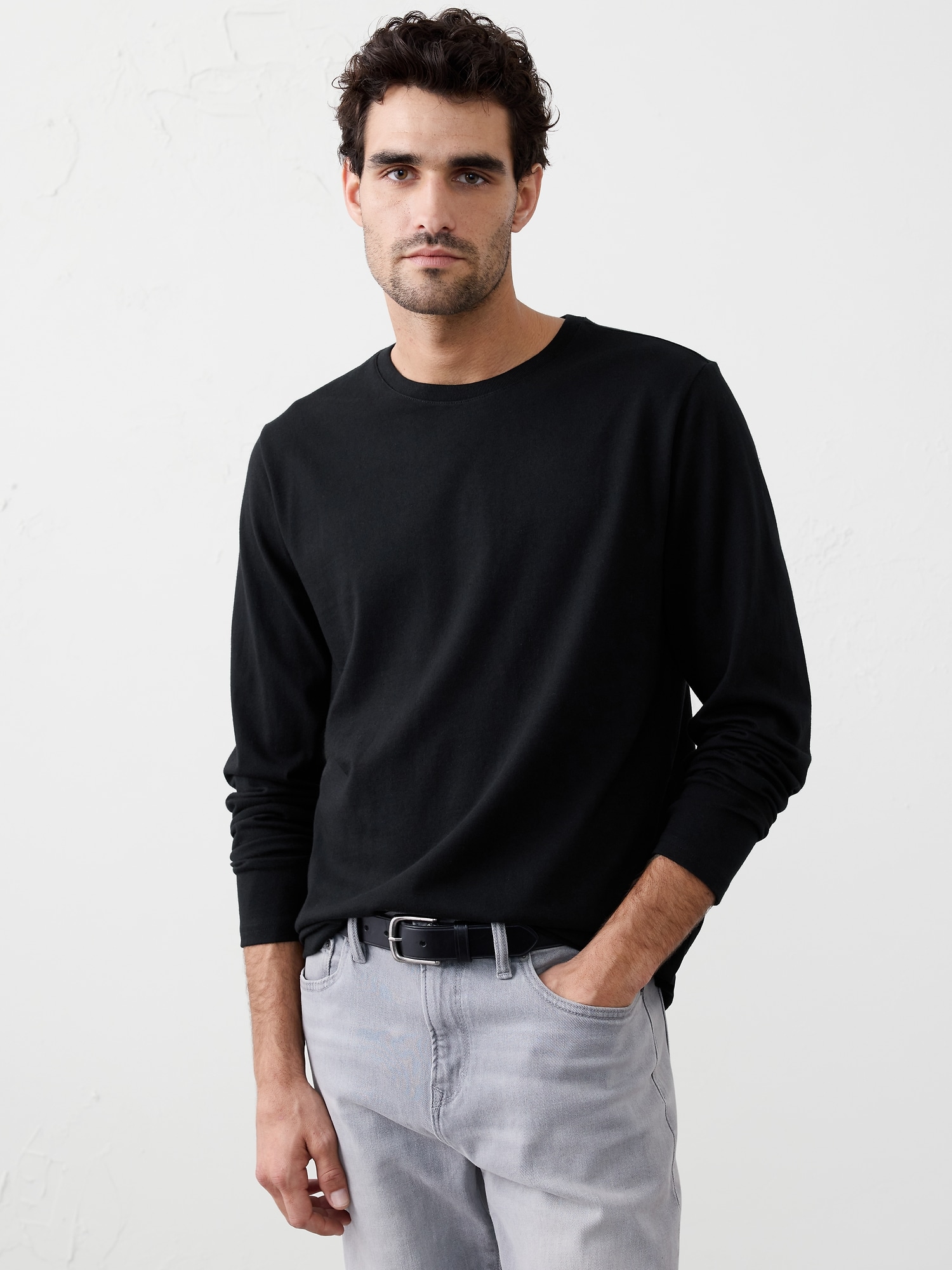 Cotton Midweight Shirt - Black