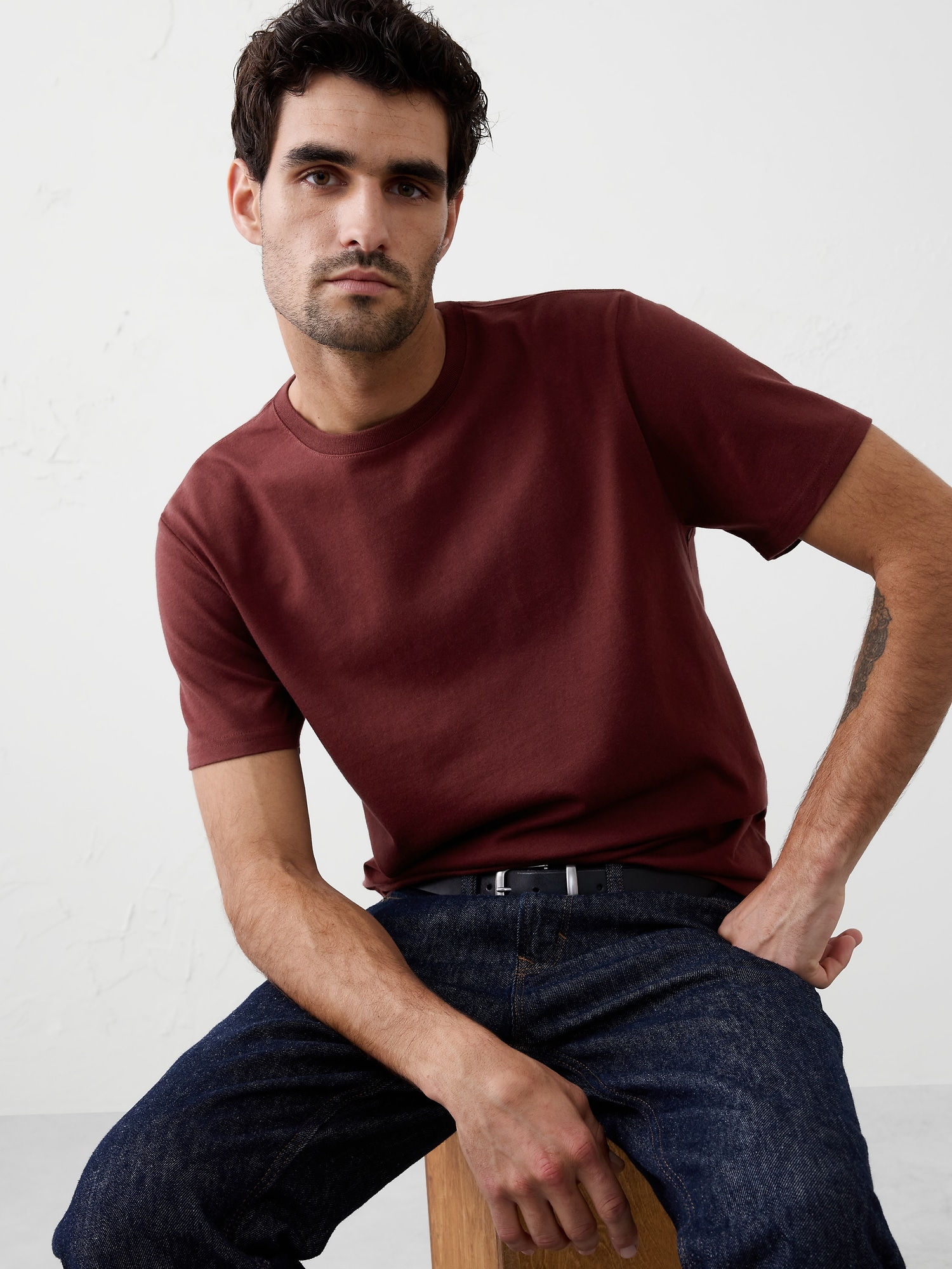 Image number 3 showing, Midweight Cotton T-Shirt