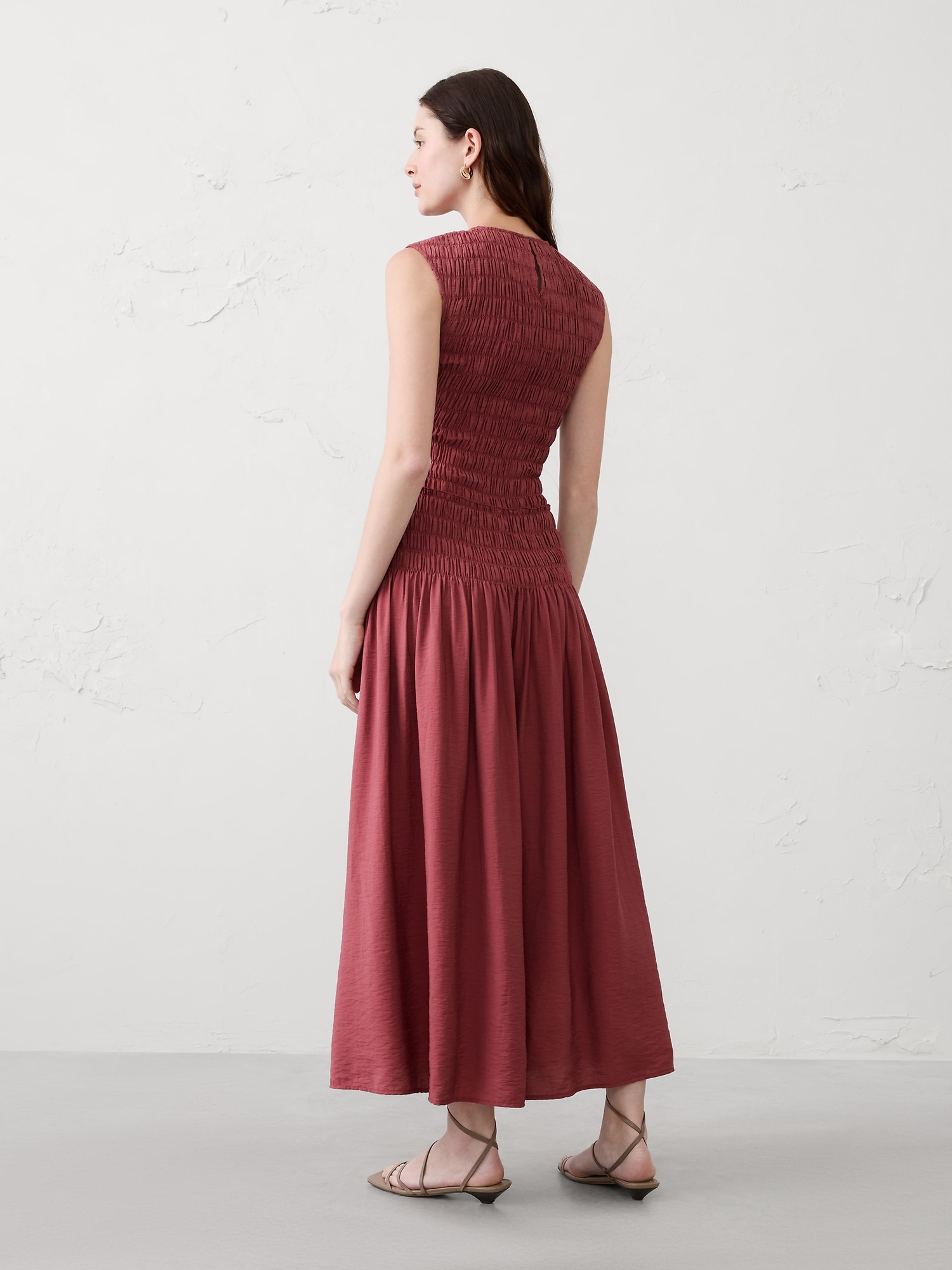 Image number 2 showing, Smocked Bodice Maxi Dress