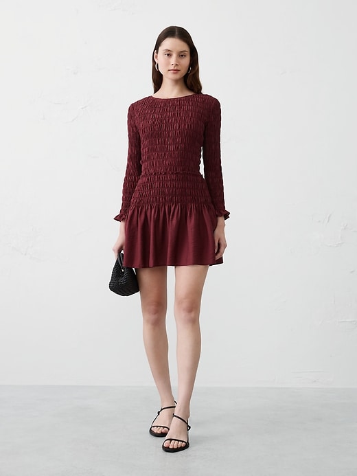 Smocked Mini Dress