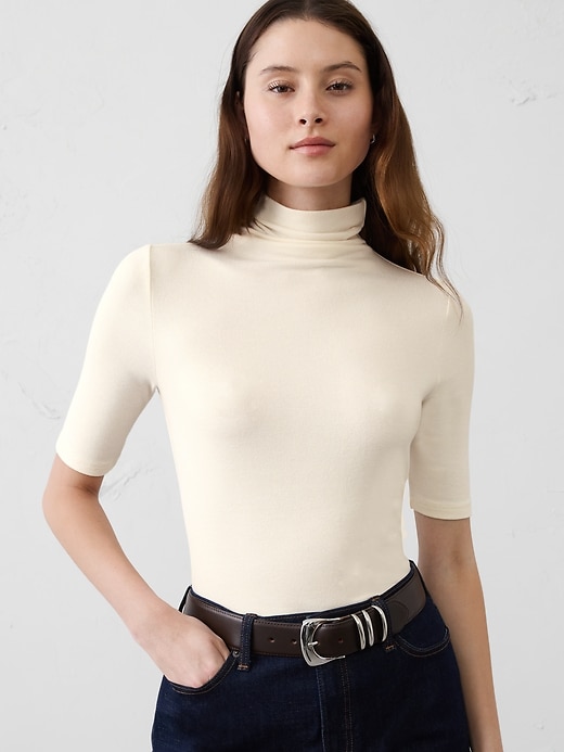 Soft Luxe Mock-Neck Top