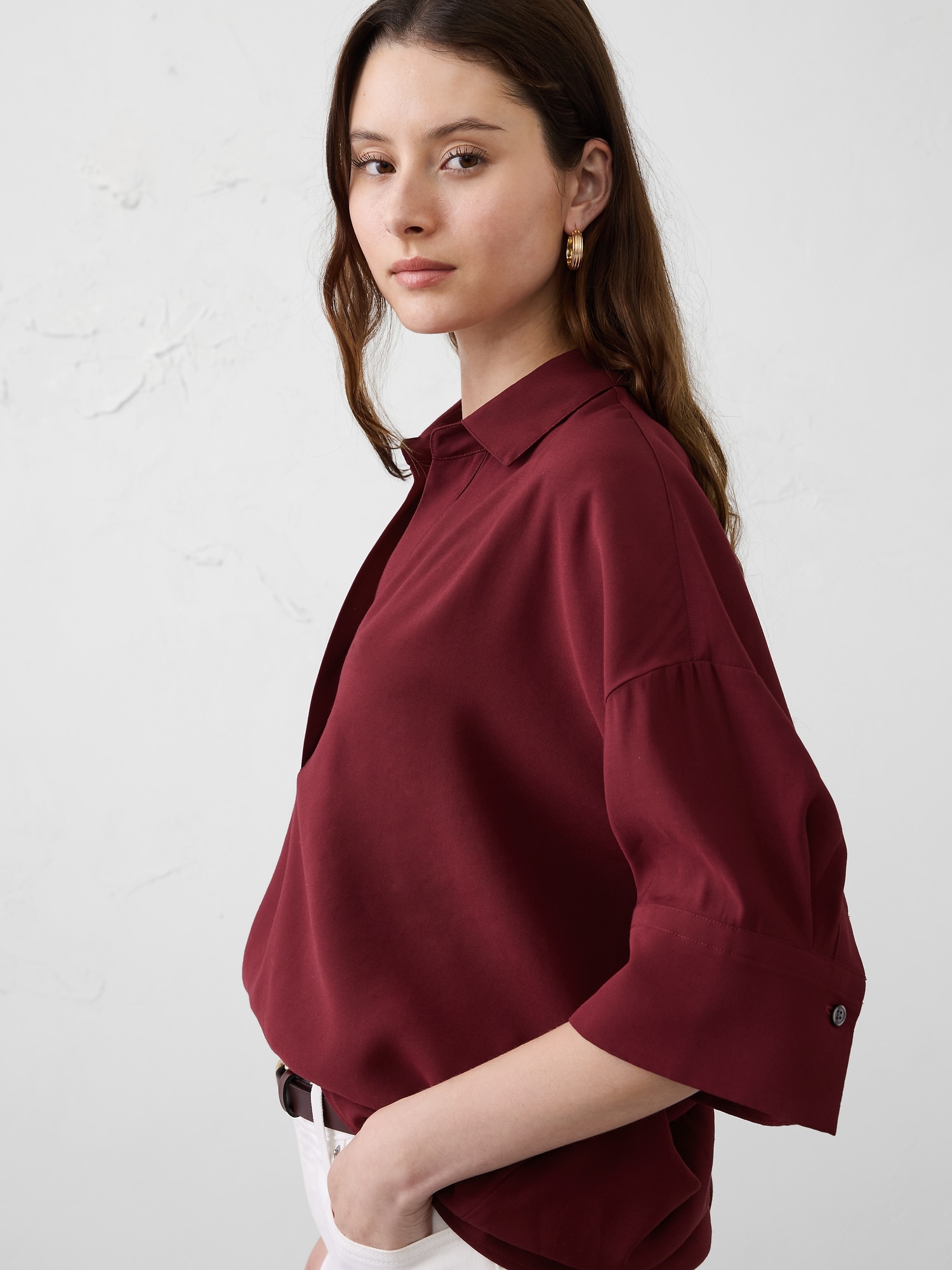 Image number 6 showing, Drapey Oversized Top