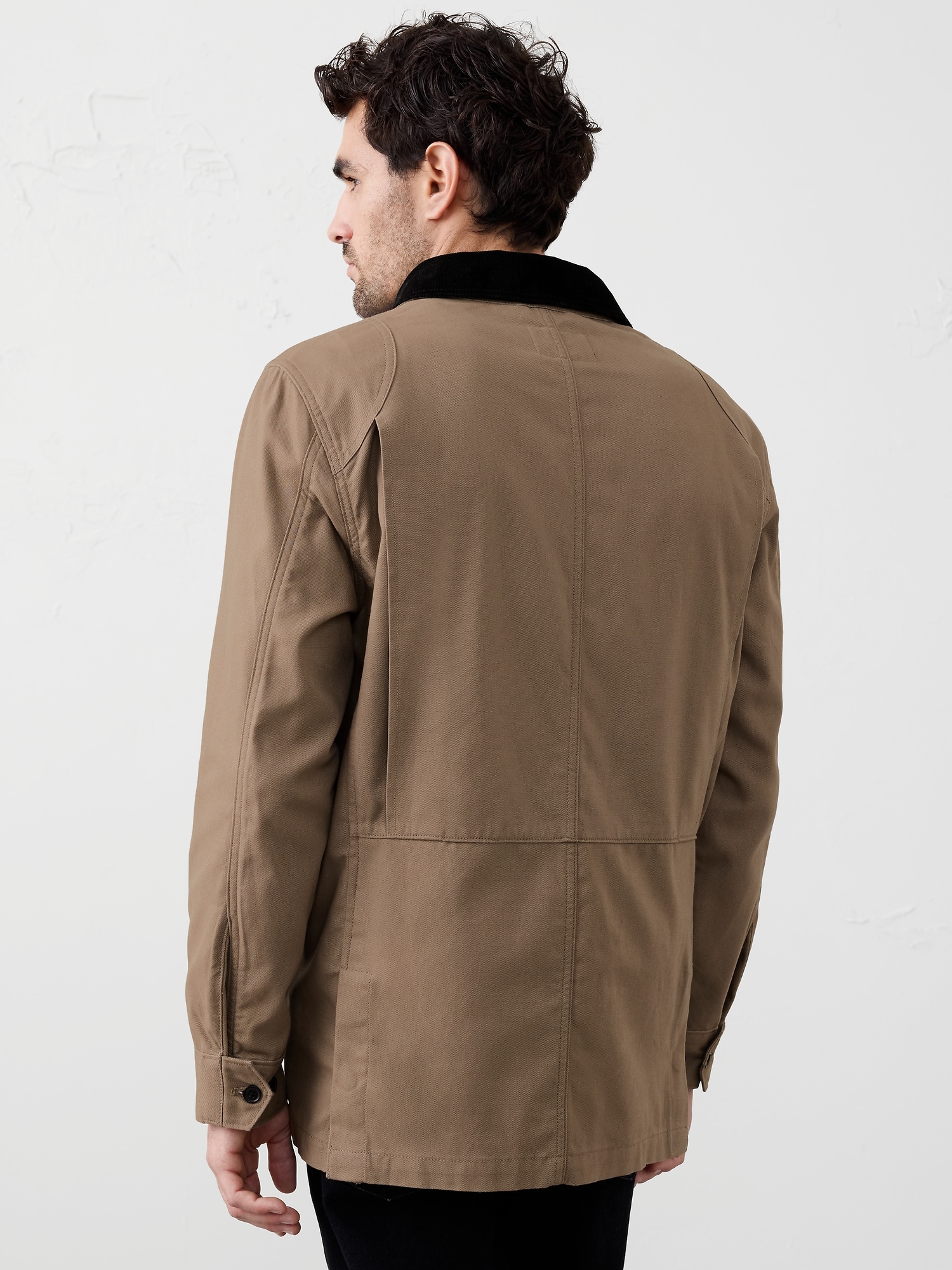 Image number 2 showing, CORDUROY COLLAR BARN JACKET