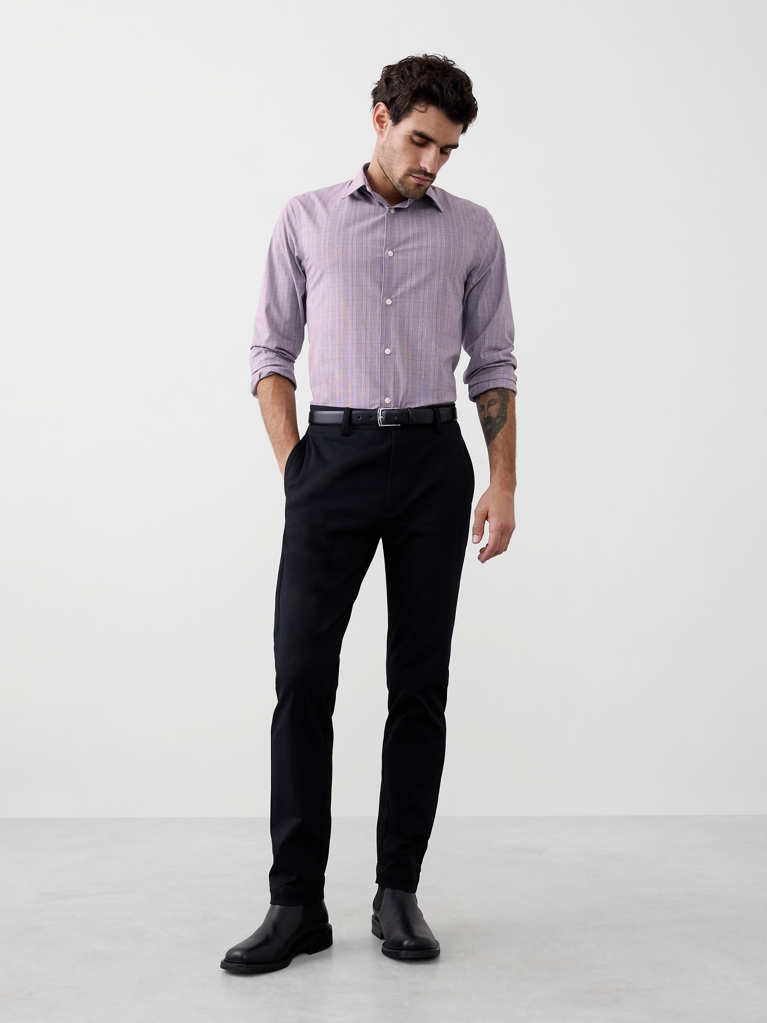 Slim Dress Shirt - Purple