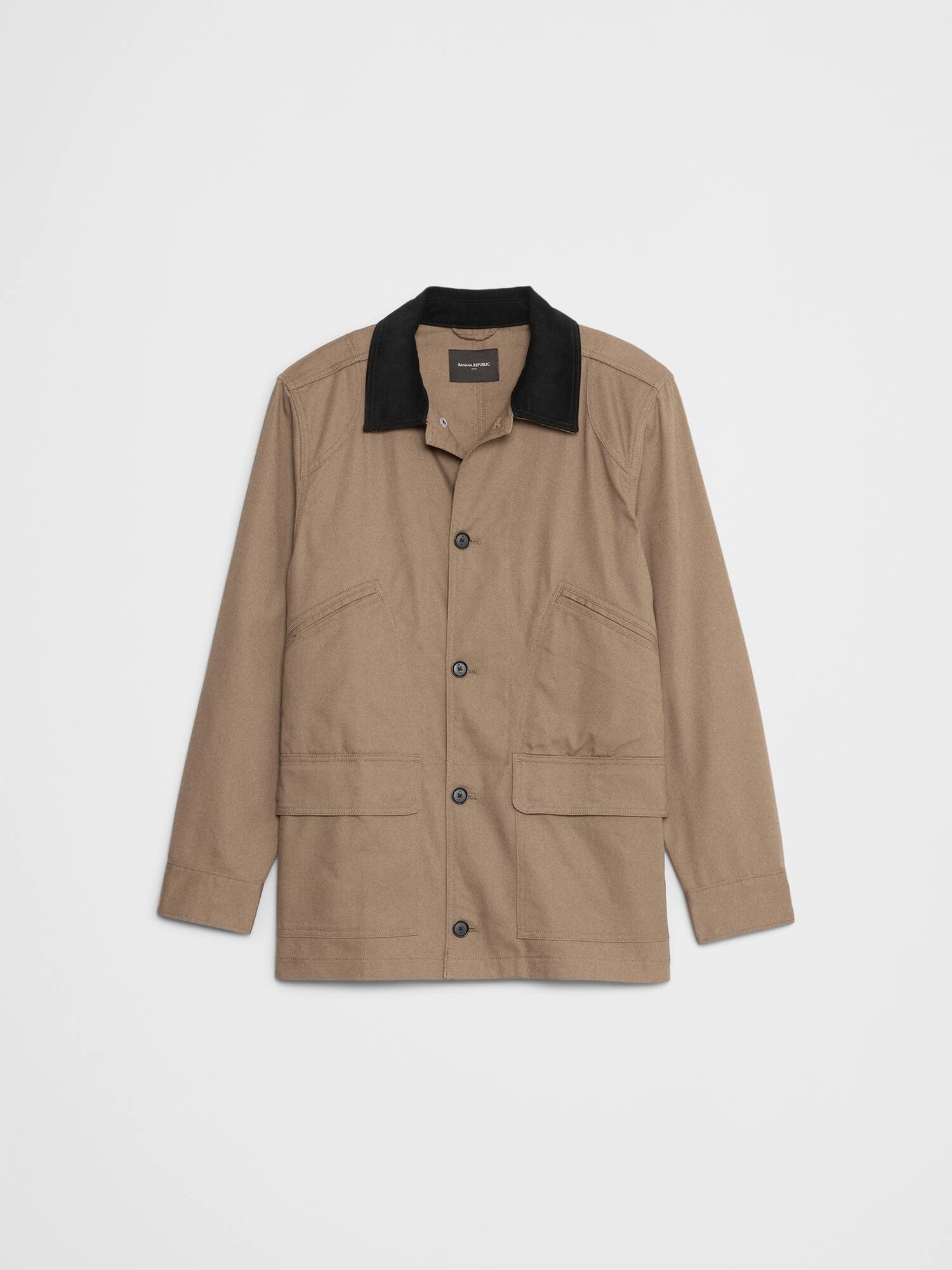 Image number 4 showing, CORDUROY COLLAR BARN JACKET