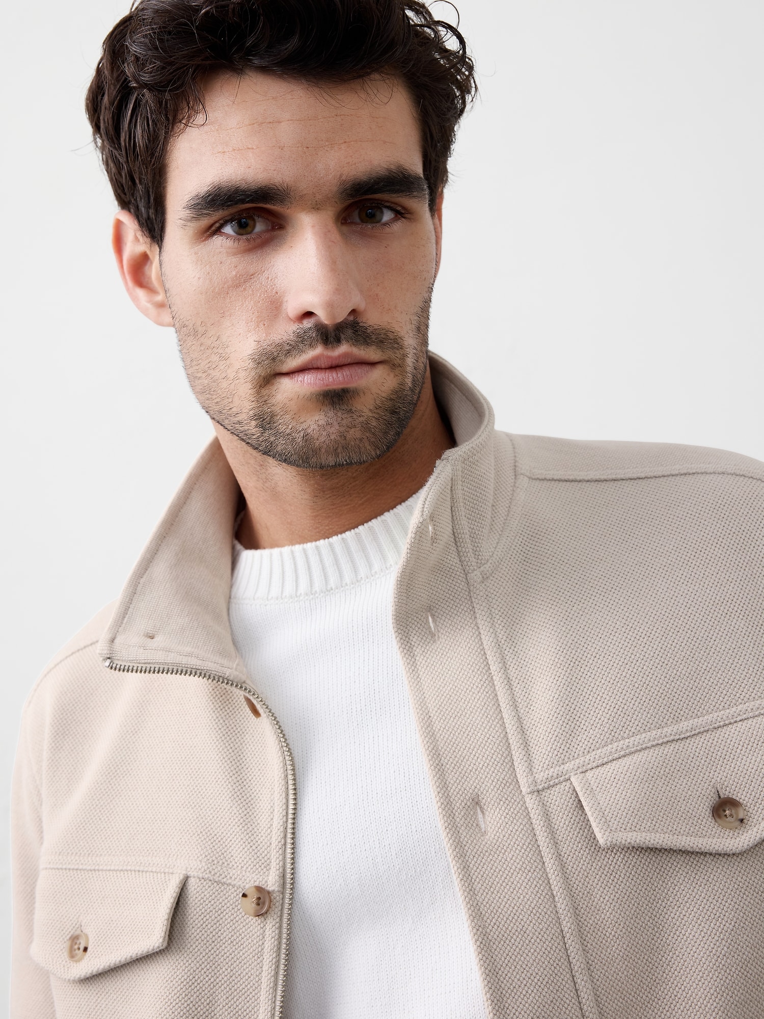 Image number 3 showing, Honeycomb Sweatshirt Jacket