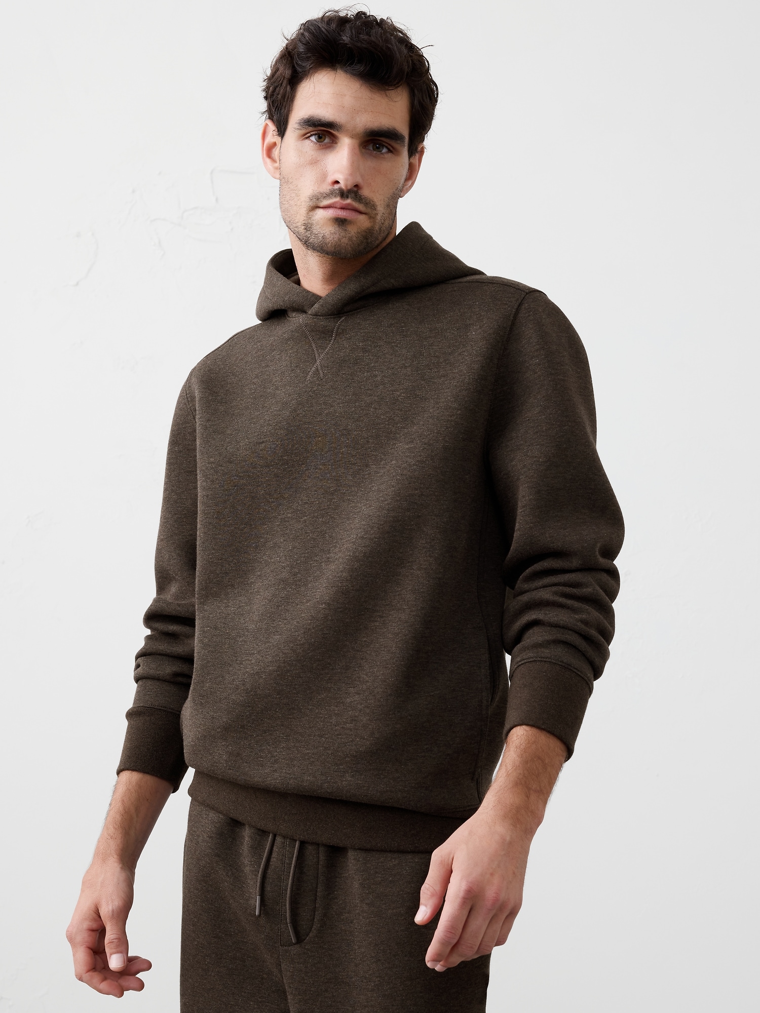 SCUBA HOODIE - Brown Heather