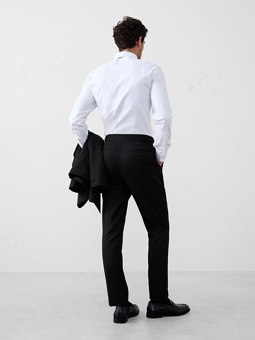 Tailored-Fit Luxe Tuxedo Suit Trouser