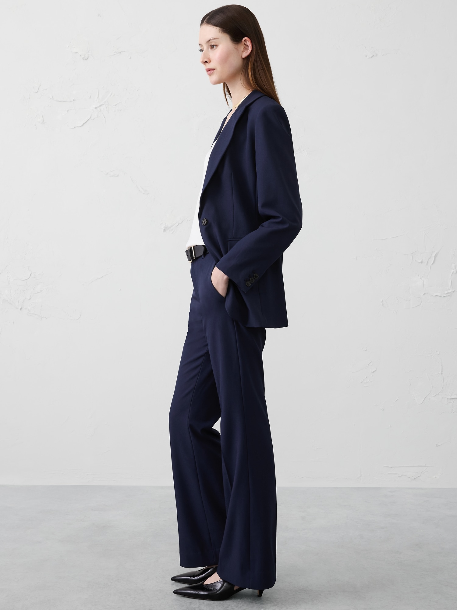 Bootcut Sculpted Pant - Blue