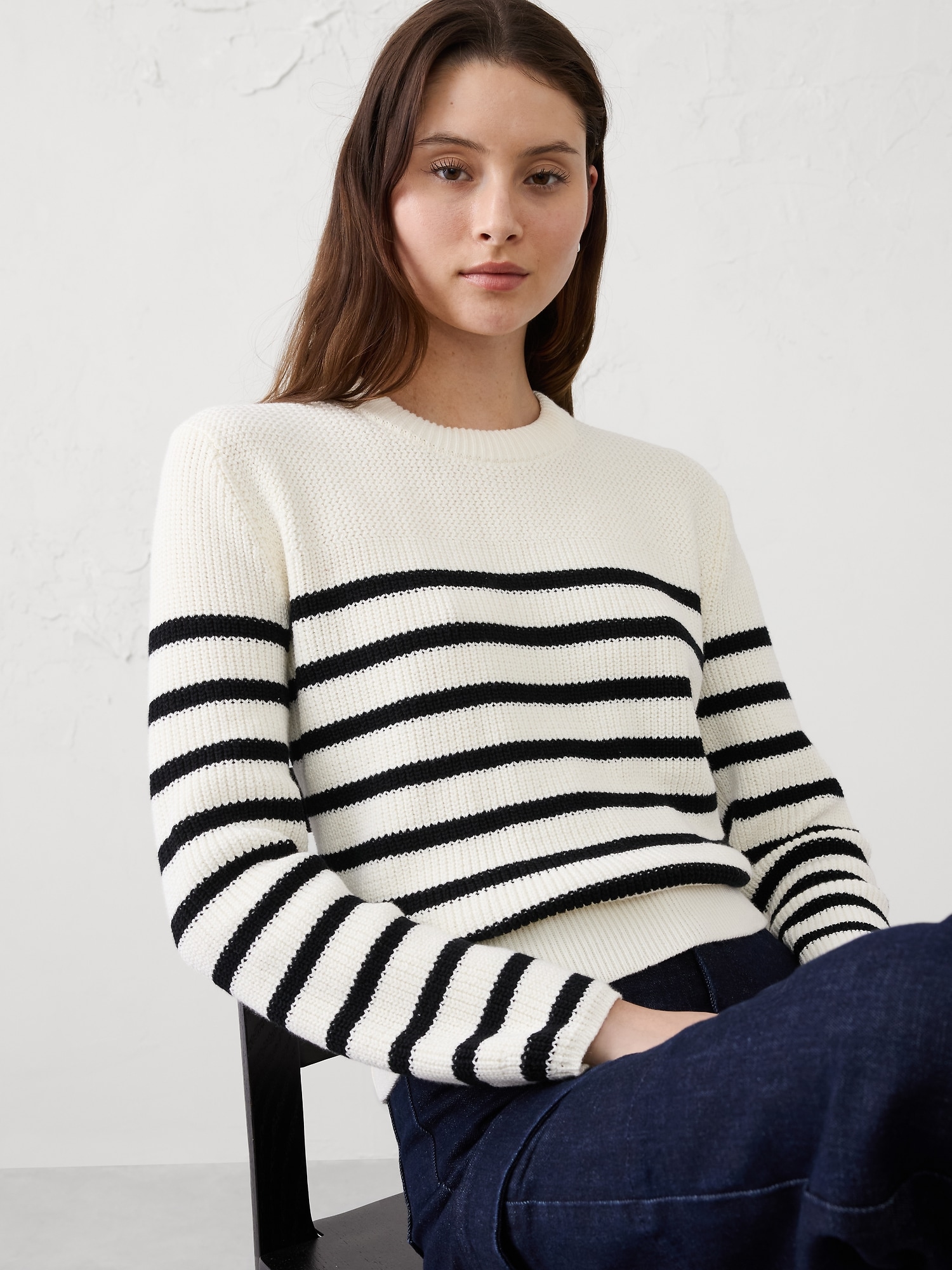 Image number 1 showing, TEXTURED PULLOVER SWEATER