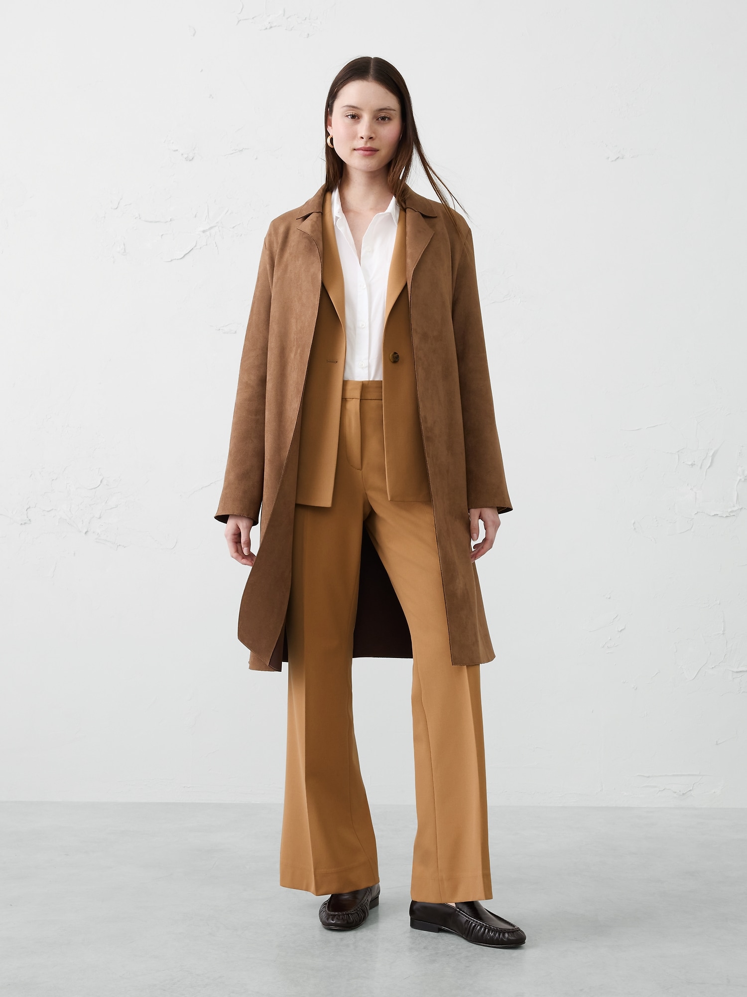 Bootcut High-Rise Sculpted Easy Trouser - Afternoon Latte