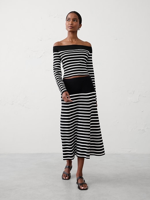 Off-Shoulder Sweater