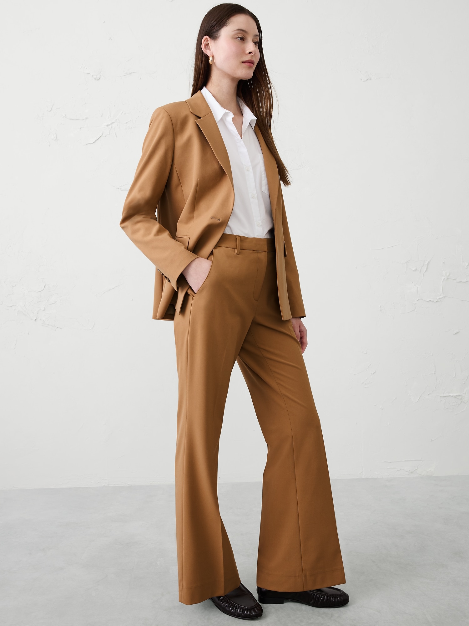 Image number 3 showing, Bootcut High-Rise Sculpted Easy Trouser