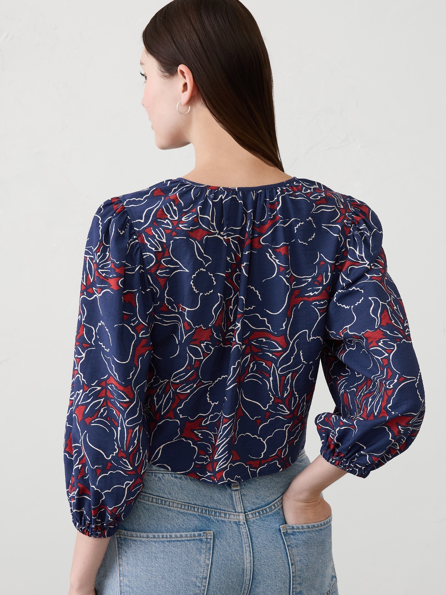 Image number 2 showing, Open Tie-Front Top