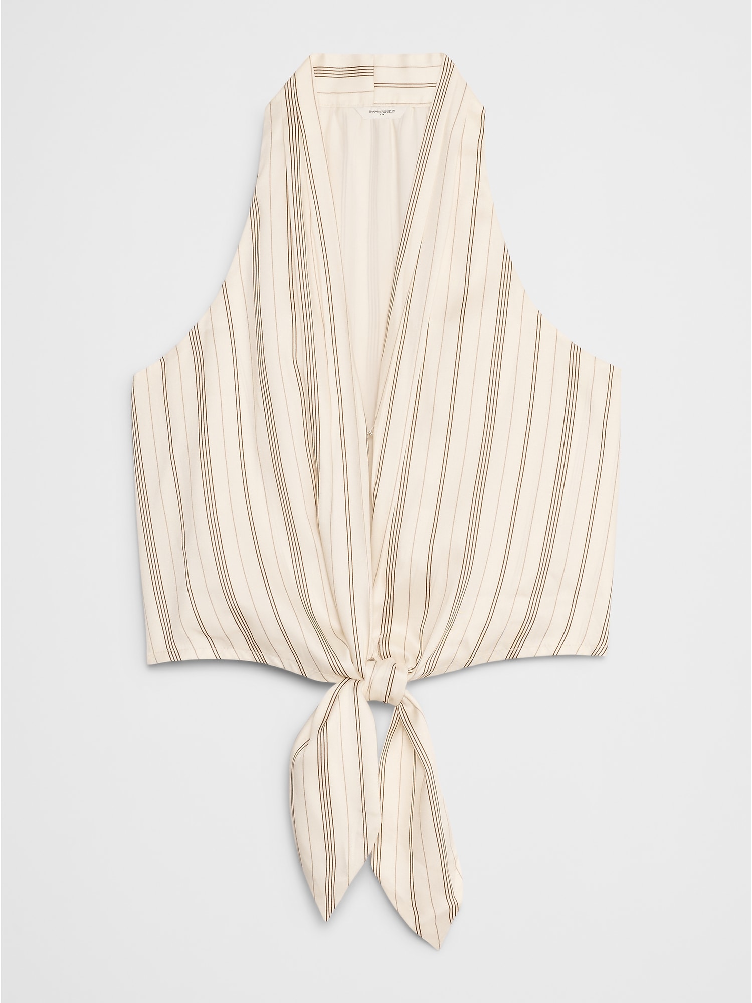 Image number 4 showing, Silky Tie-Front Top