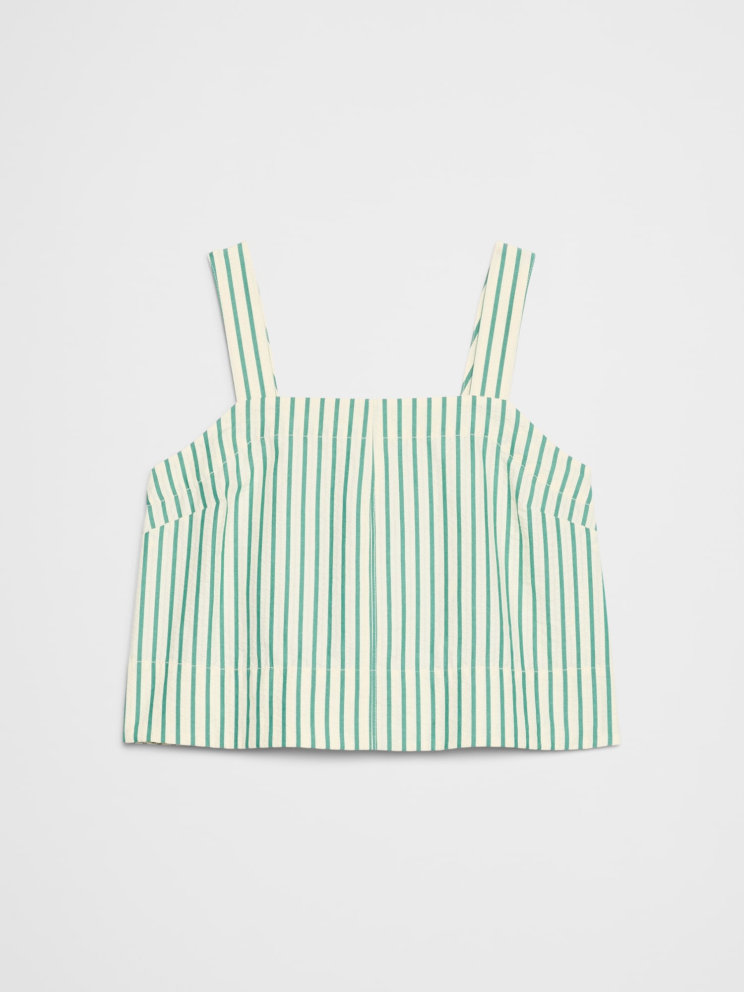 Image number 4 showing, Seersucker Boxy Topstitch Tank