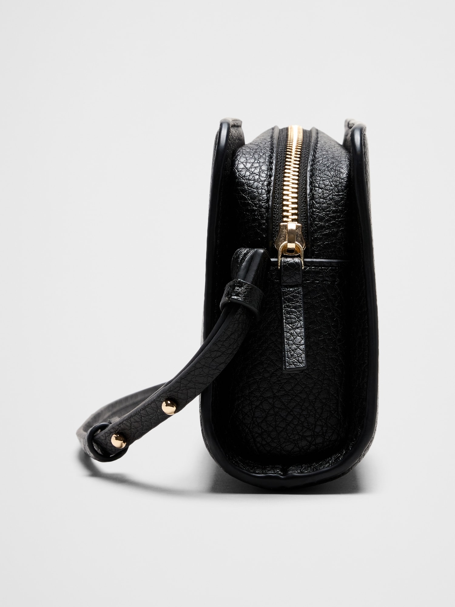 Image number 2 showing, Vegan Leather Baguette Shoulder Bag