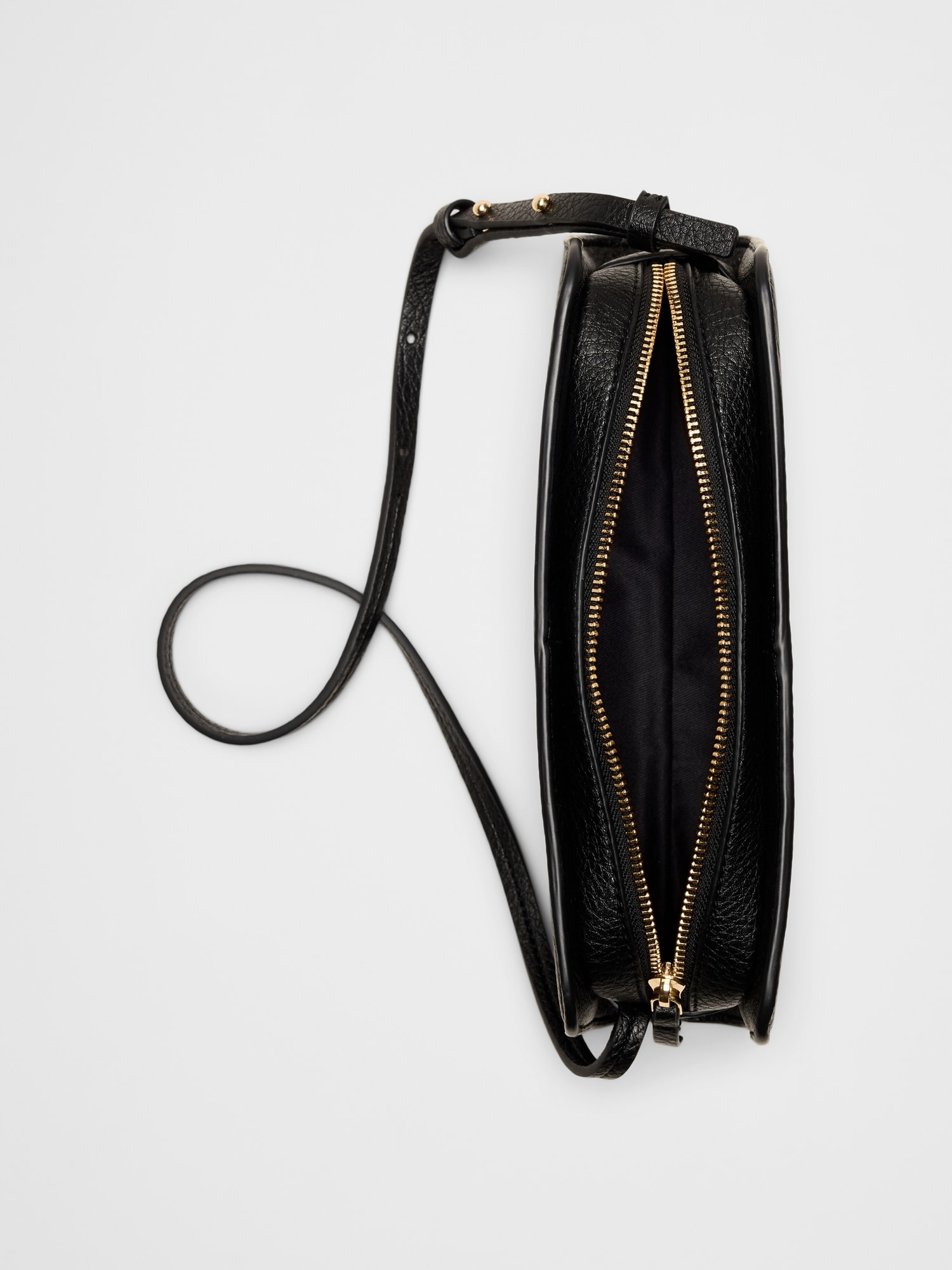 Image number 4 showing, Vegan Leather Baguette Shoulder Bag