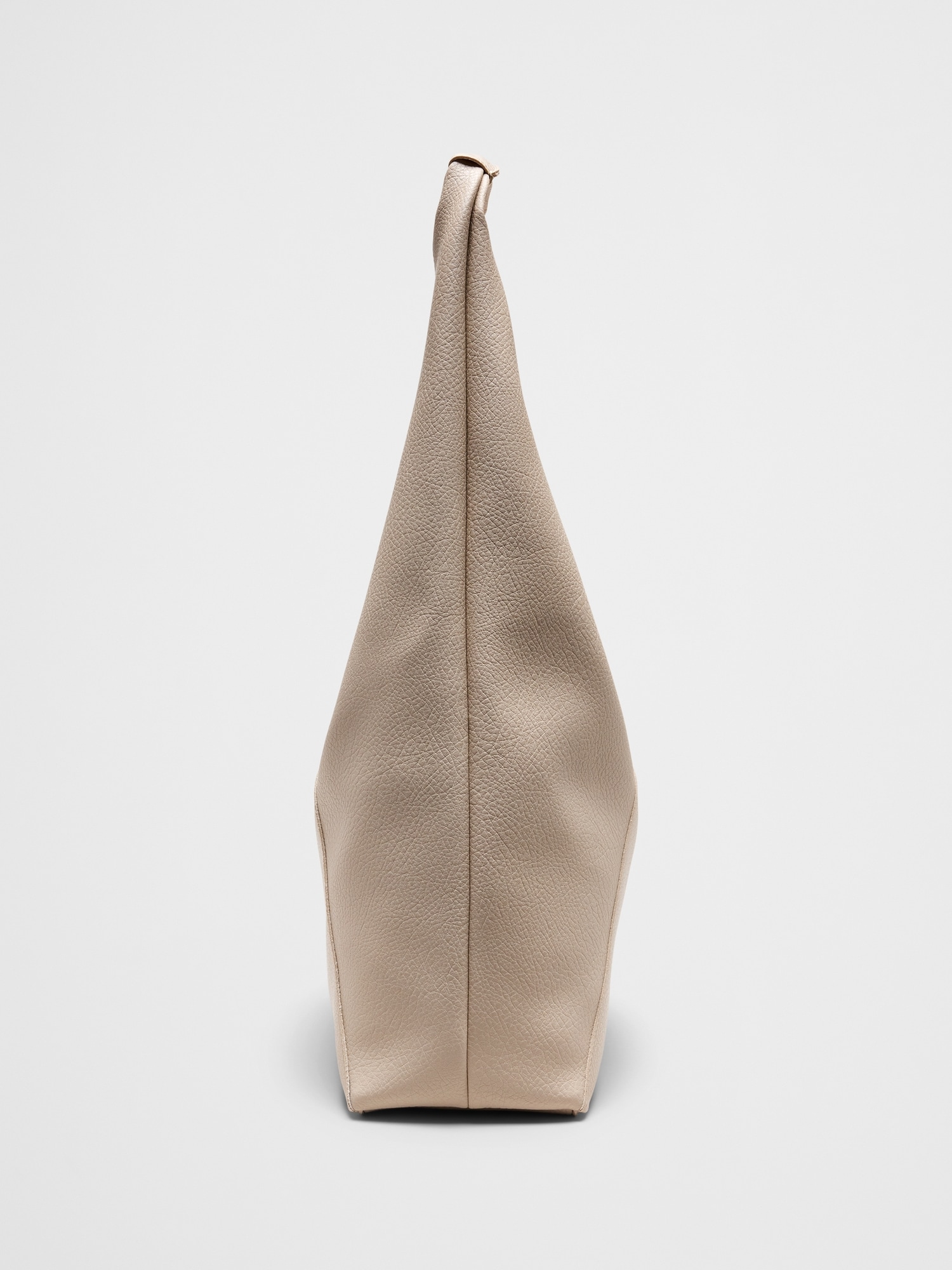 Image number 4 showing, Vegan Leather Slouchy Tote