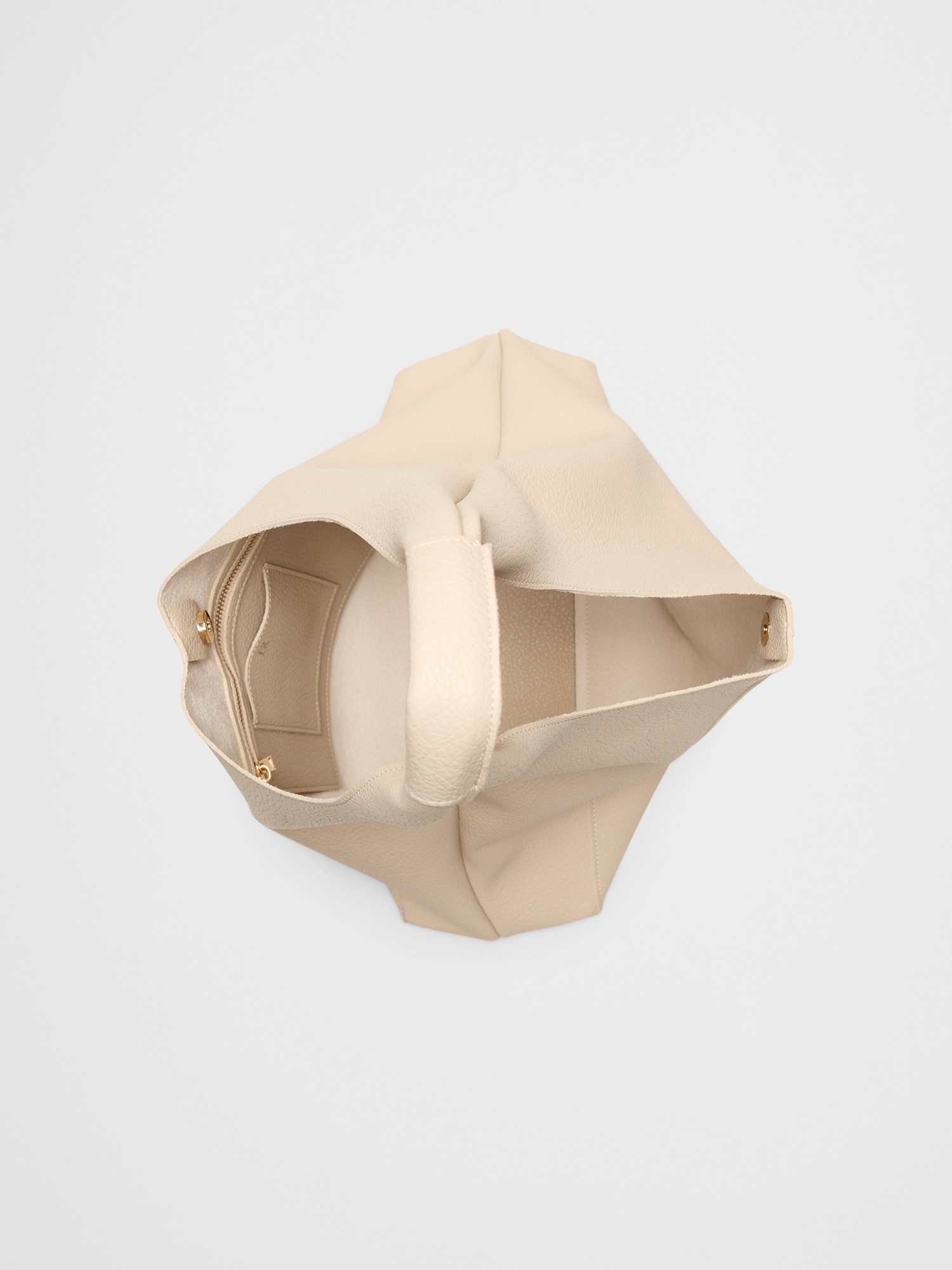 Image number 6 showing, Vegan Leather Slouchy Tote
