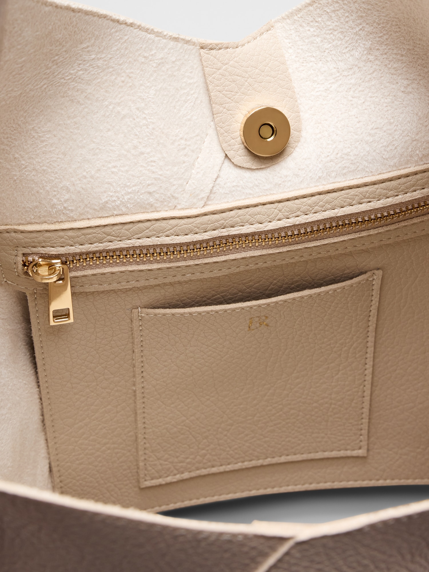 Image number 7 showing, Vegan Leather Slouchy Tote