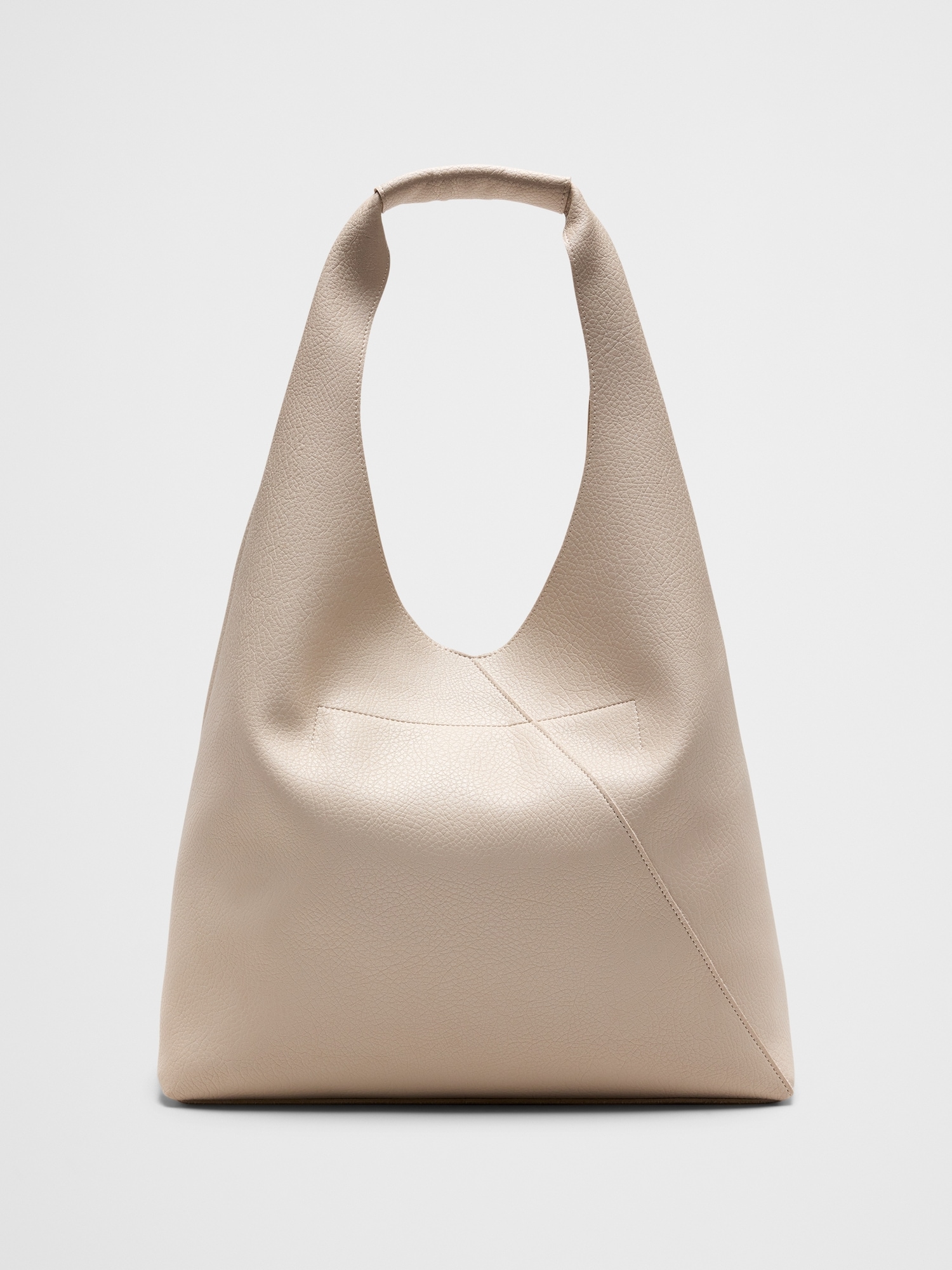 Image number 5 showing, Vegan Leather Slouchy Tote