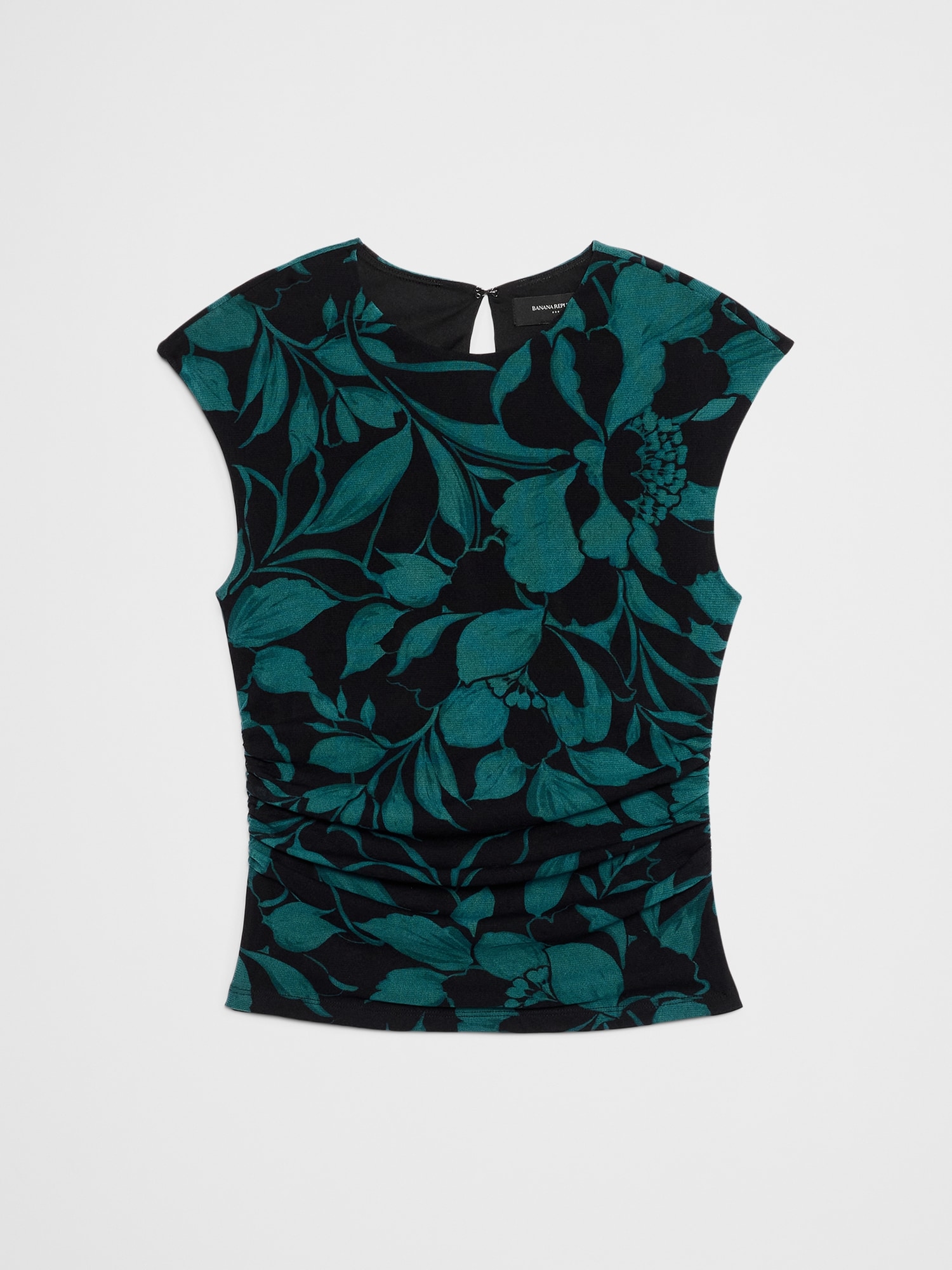 Image number 4 showing, Side Shirred Mesh Top
