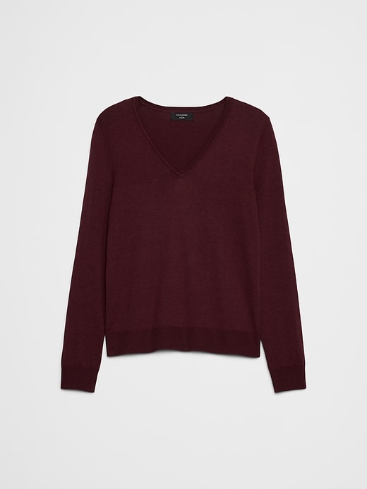 Sweater Burgundy Banana Republic Extra Fine Merino Sweater Forever
