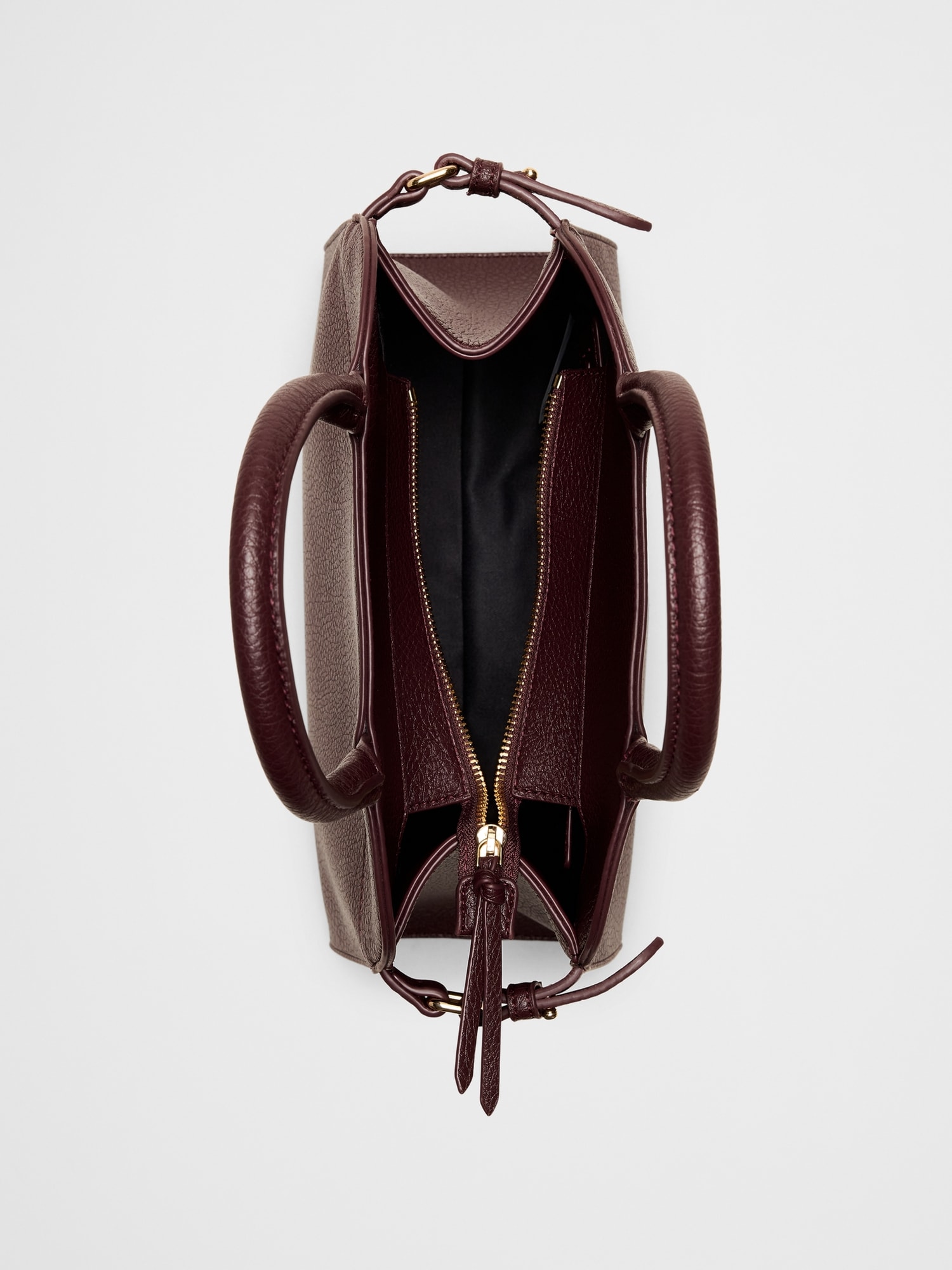 Image number 4 showing, Vegan Leather Satchel Handbag