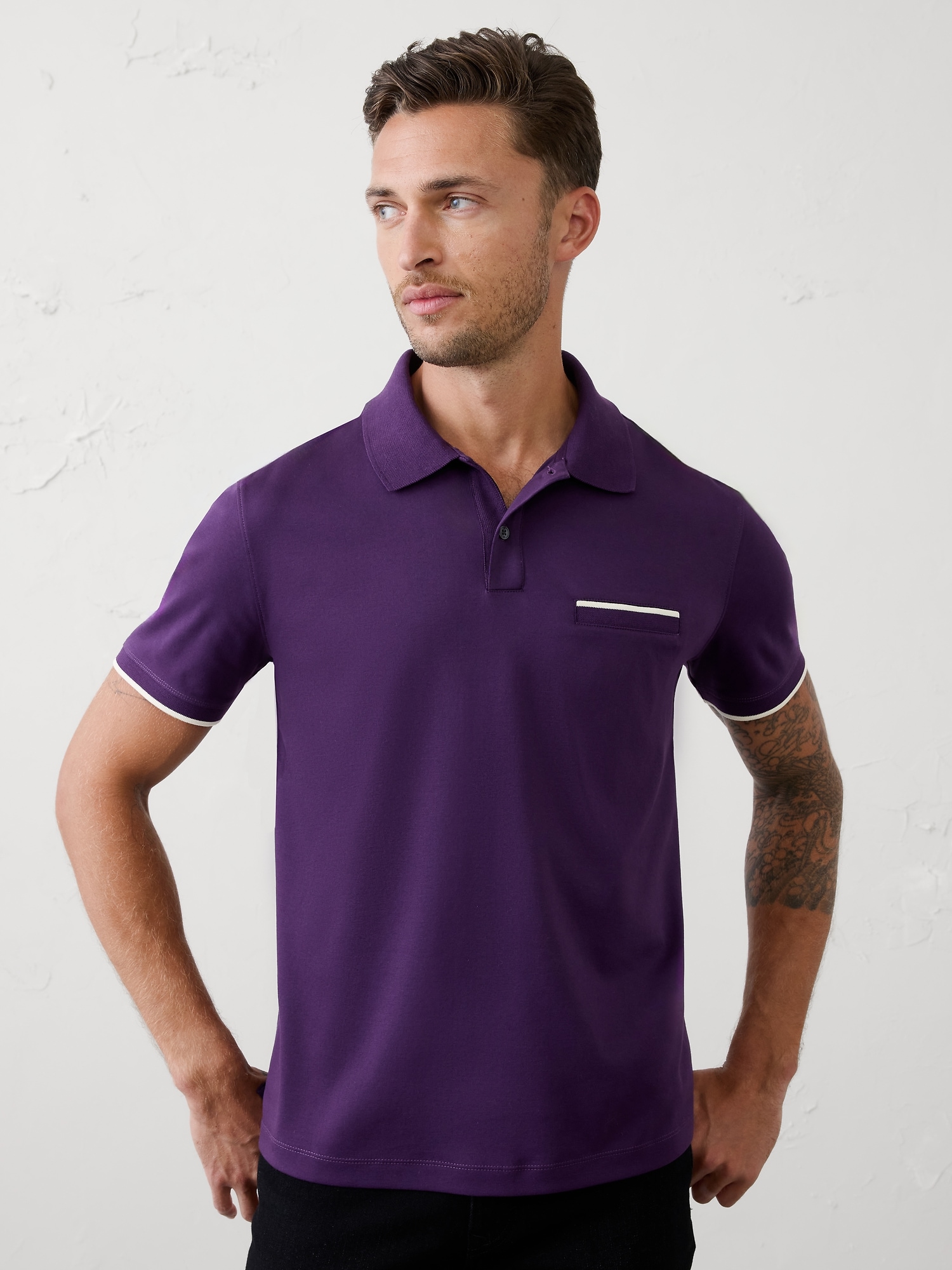 Image number 1 showing, Luxe Touch Polo