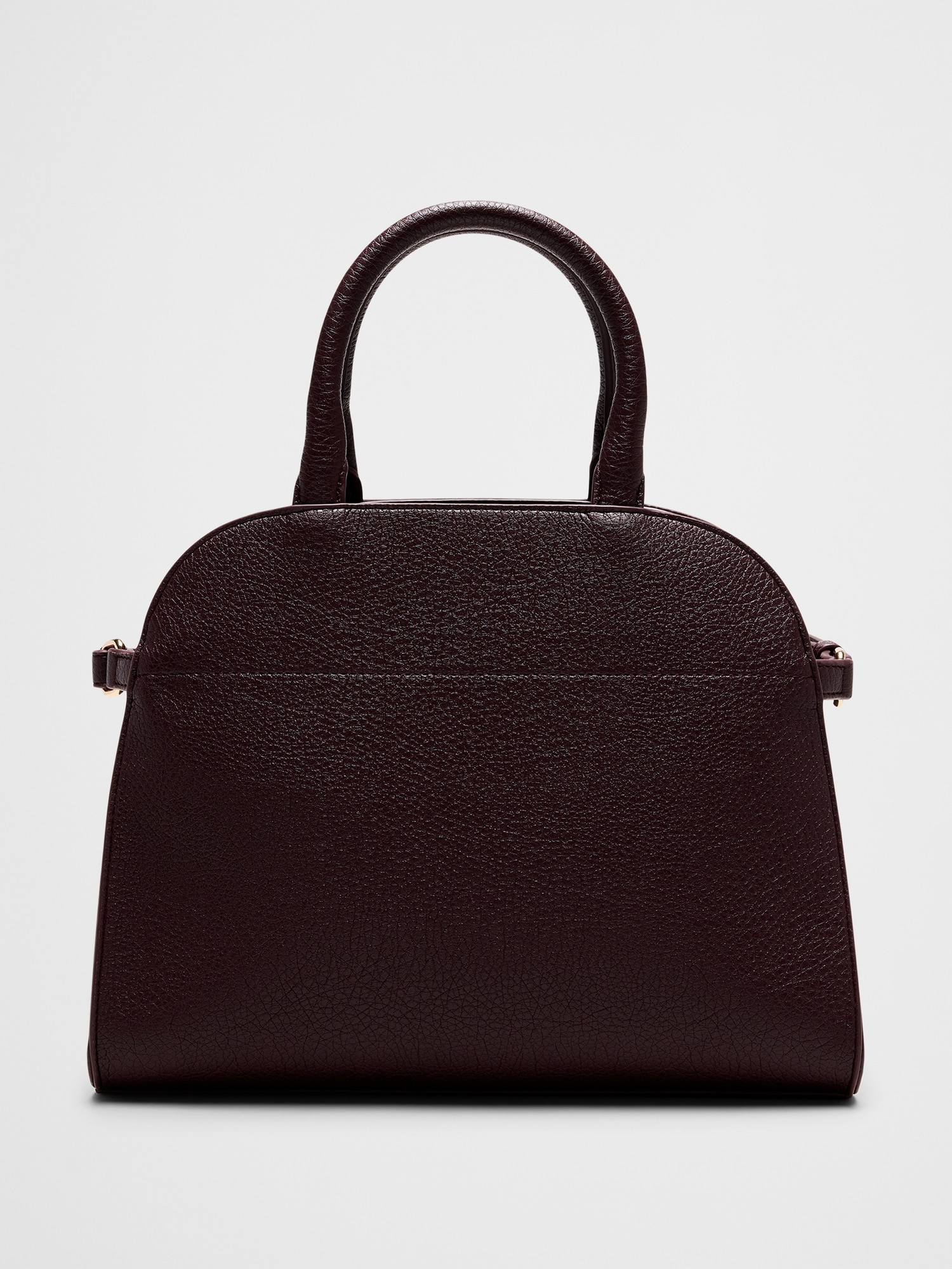 Image number 1 showing, Vegan Leather Satchel Handbag