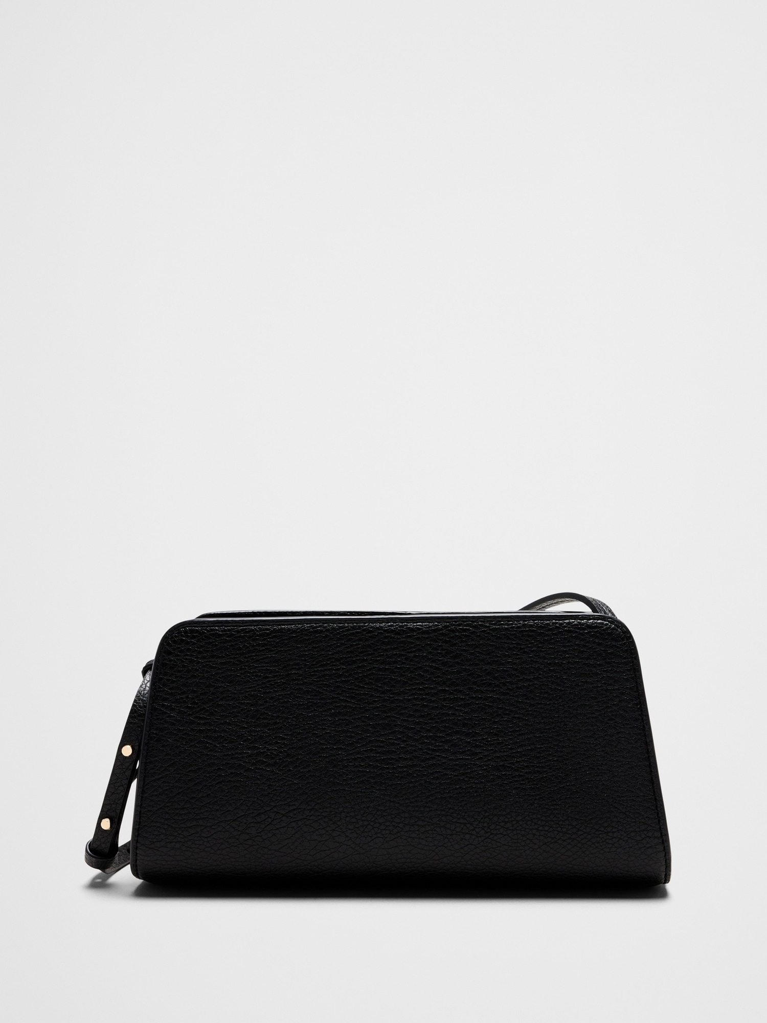 Vegan Leather Baguette Shoulder Bag
