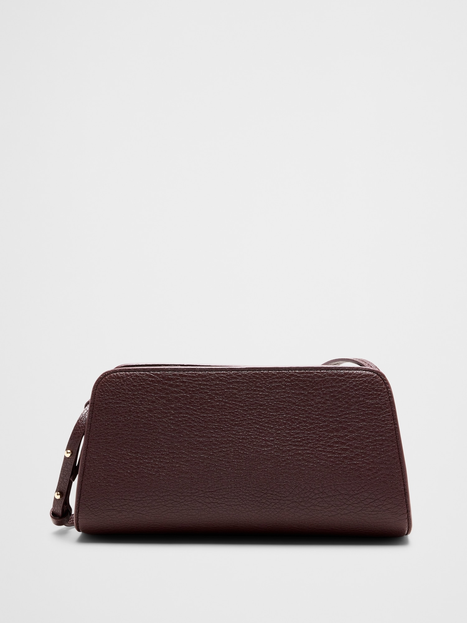 Image number 1 showing, Vegan Leather Baguette Shoulder Bag