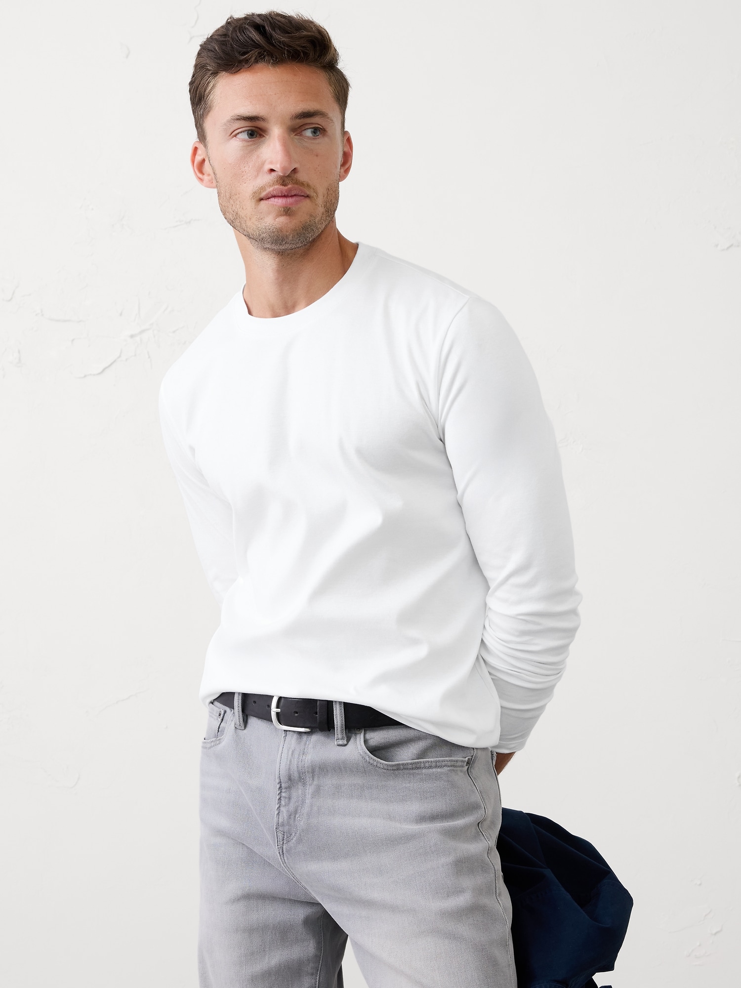 Luxe Touch Crew - White