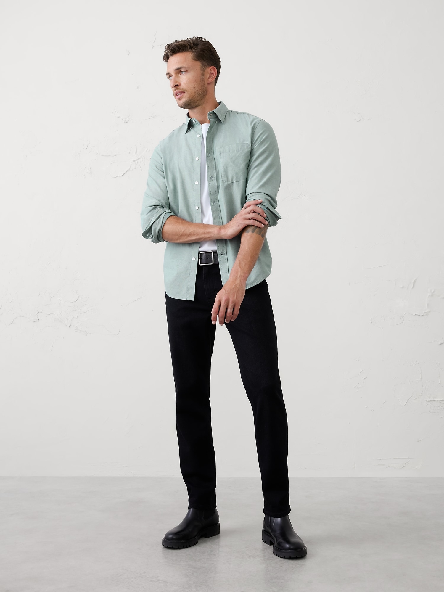 Image number 1 showing, Slim Oxford Shirt