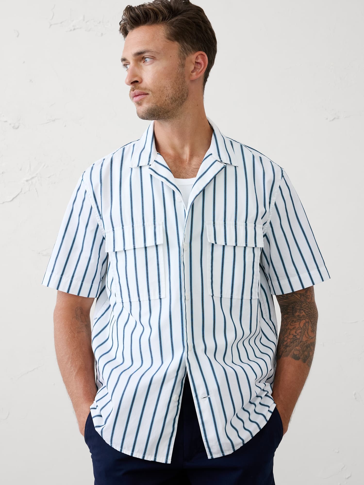 Image number 3 showing, Poplin Resort Shirt