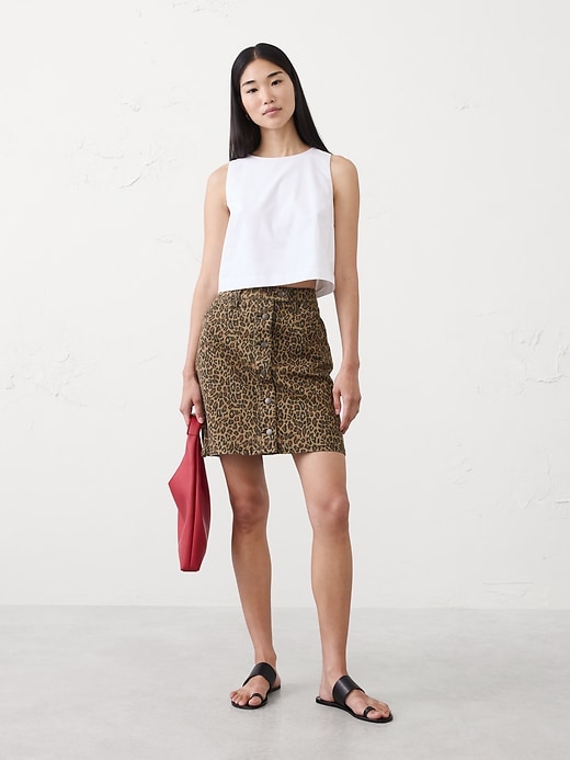 Plaid Pleated Mini Skirt