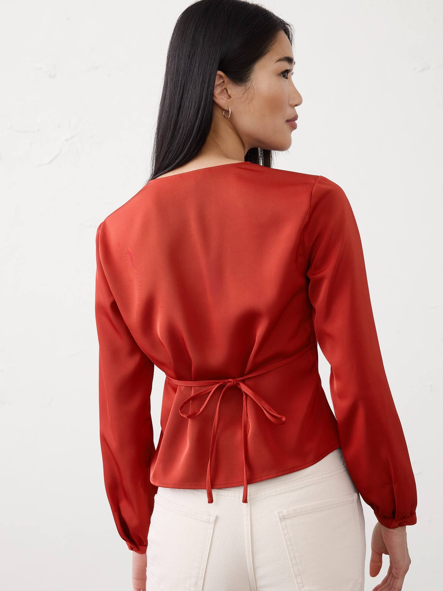 Image number 2 showing, Silky V-Neck Top