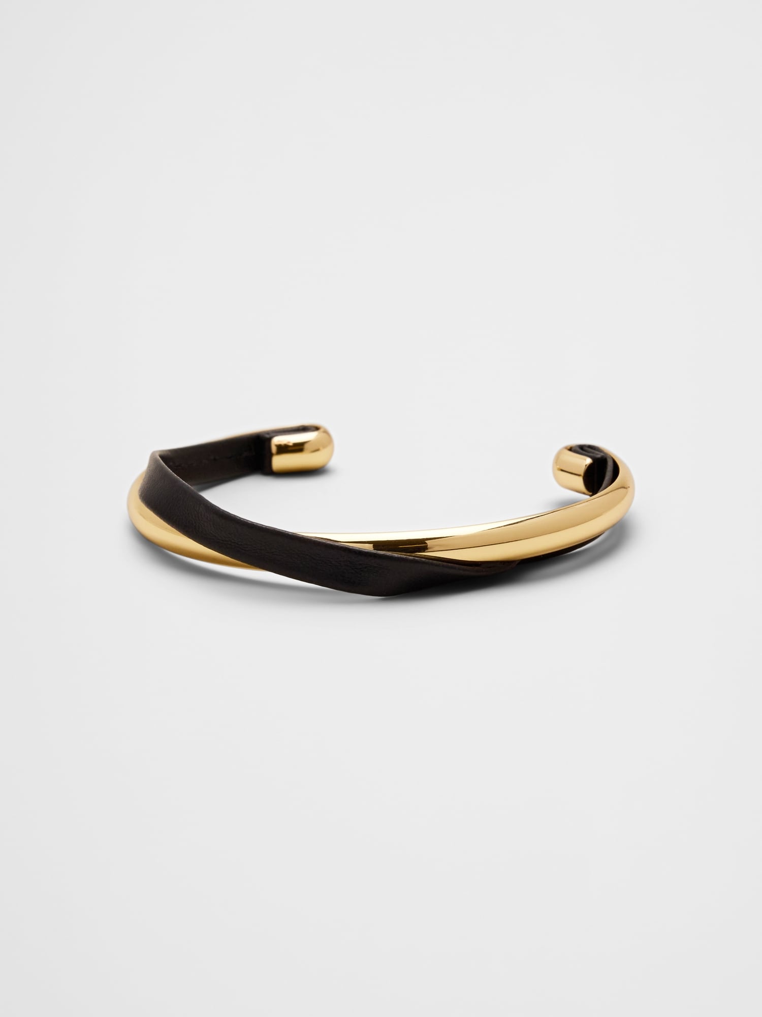 Mixed Media Cuff - Gold