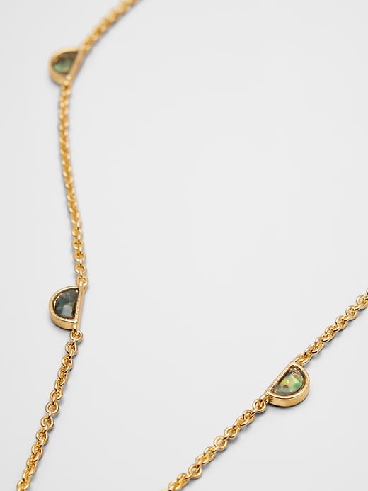 Delicate Crescent Necklace