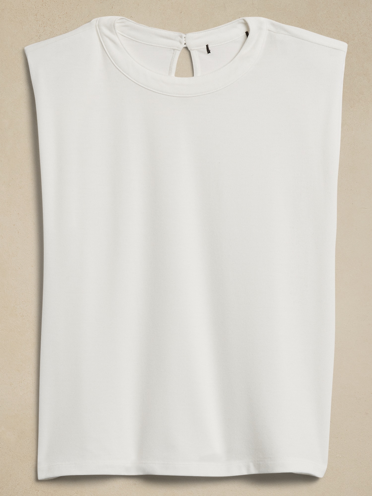 Brushed Jersey Top - Iced Vanilla