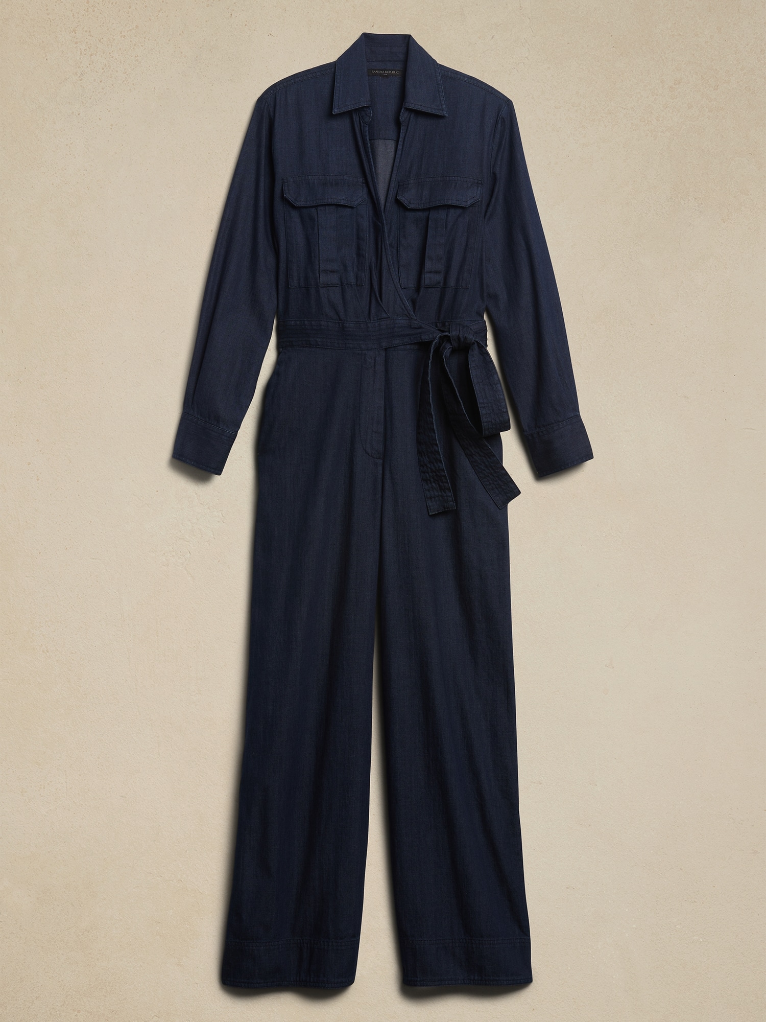 Denim Jumpsuit - Dark Wash