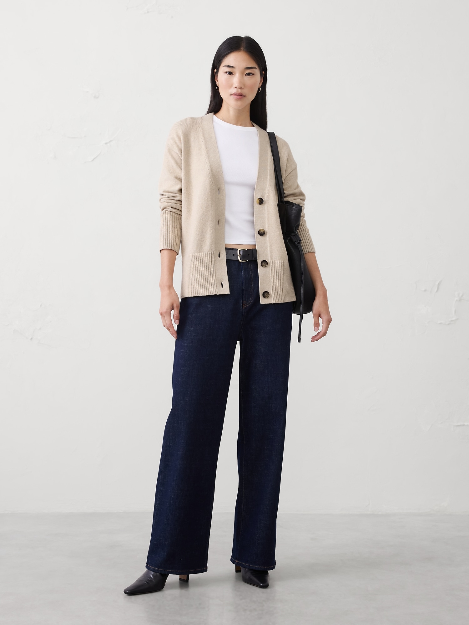 Perfectly Soft Cardigan - Oatmeal Heather