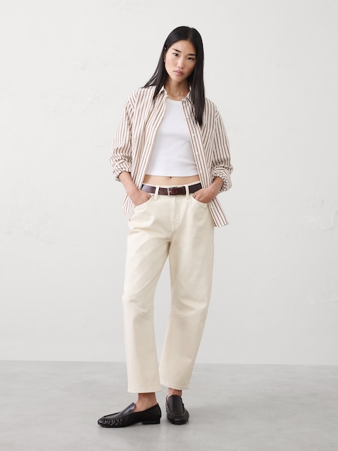 Barrel Mid-Rise Jean