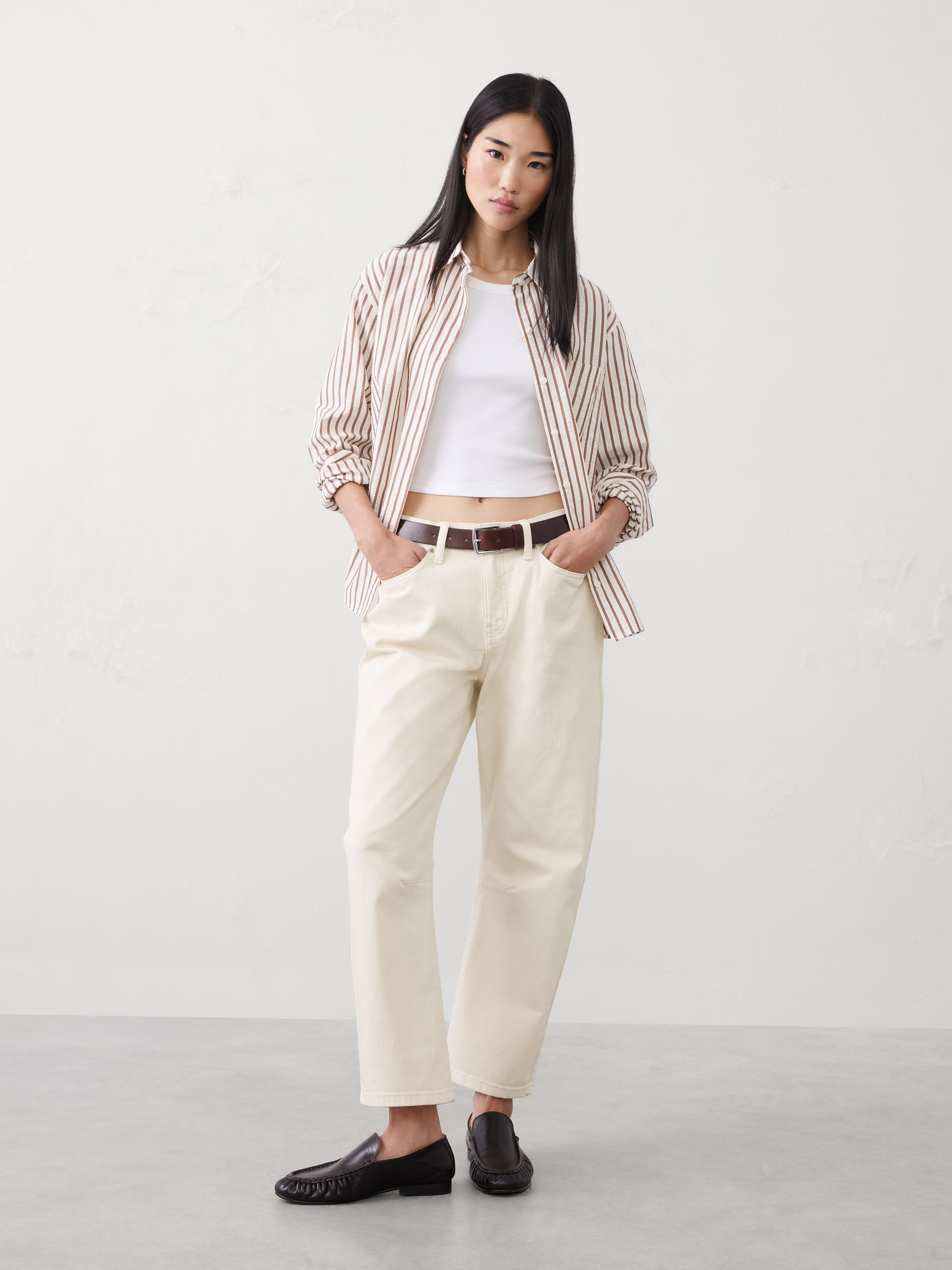 Barrel Mid-Rise Jean