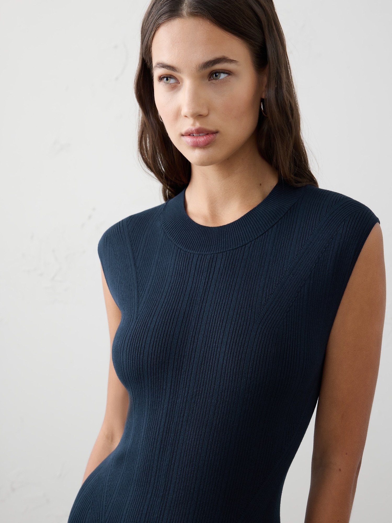 Image number 3 showing, Ribbed Maxi Sweater Dress