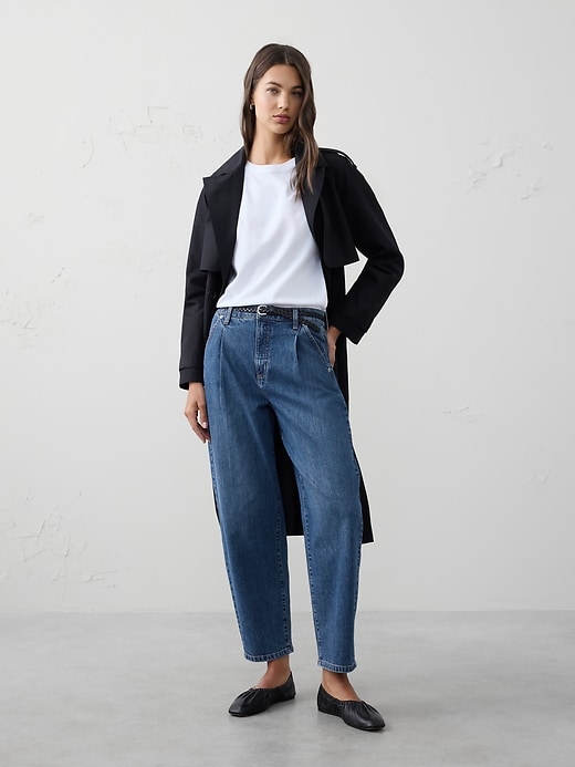 Soft Touch Slim Barrel High-Rise Pant