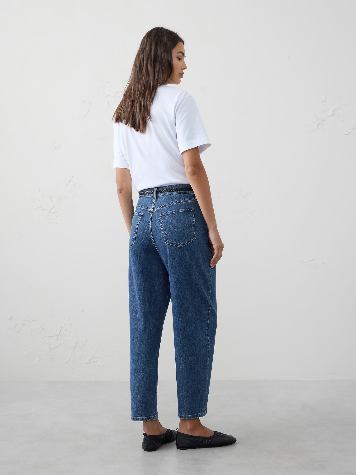 Image number 2 showing, Barrel Ultra High-Rise Trouser Jean