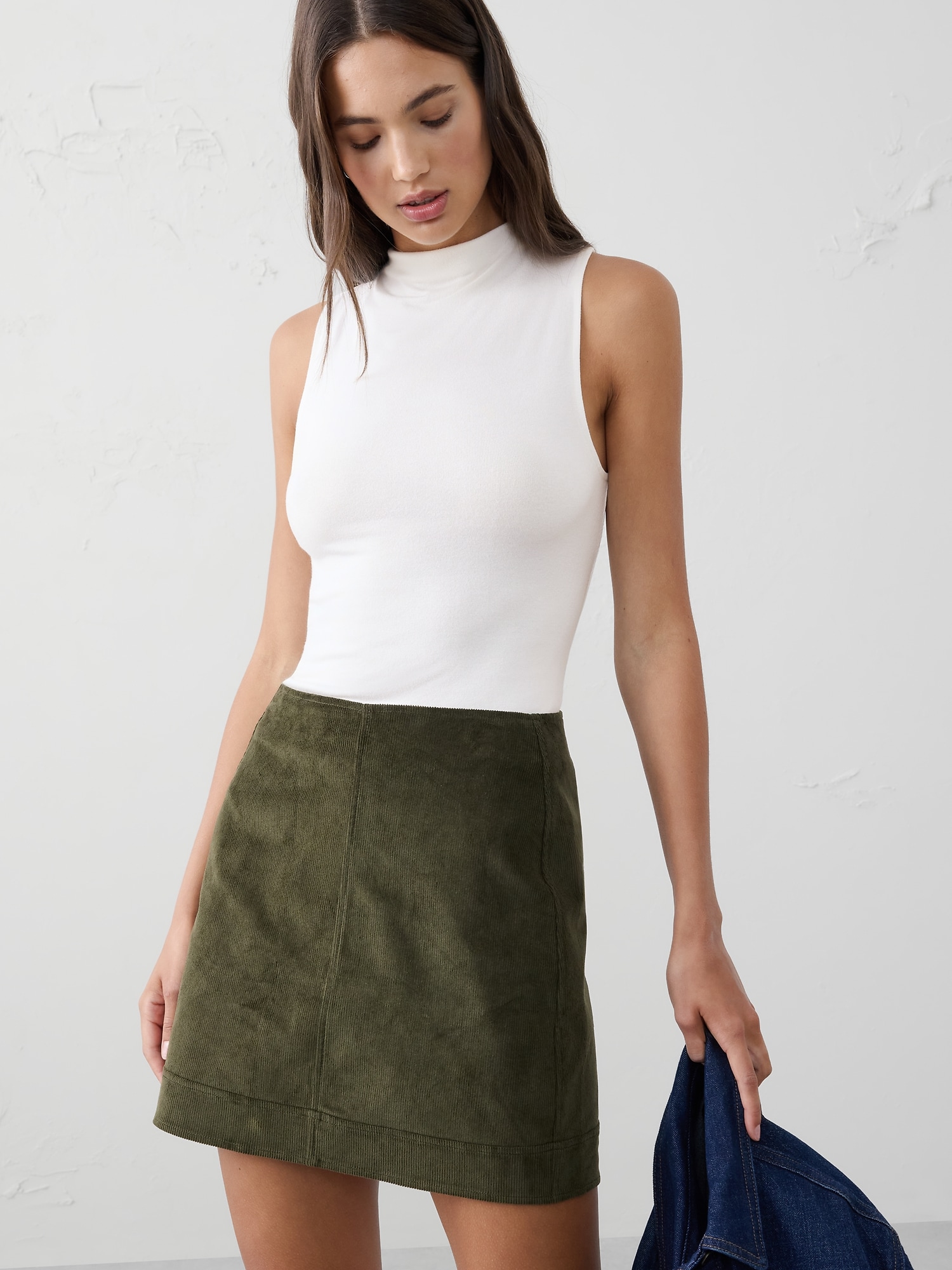SOFT LUXE MOCKNECK TOP - Snow Day